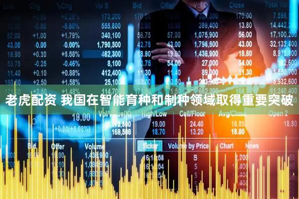 老虎配资 我国在智能育种和制种领域取得重要突破
