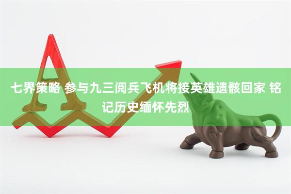 七界策略 参与九三阅兵飞机将接英雄遗骸回家 铭记历史缅怀先烈